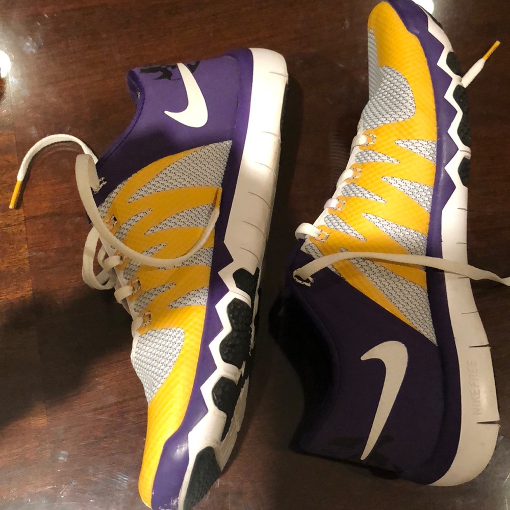 LSU Nike Free Men’s trainers size 9